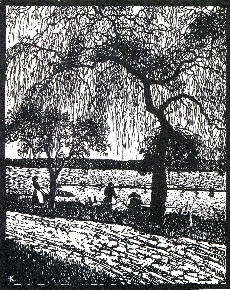Albert König Bäume am Wasser
