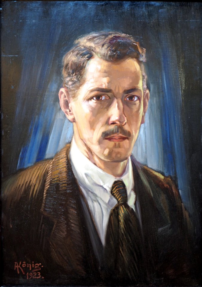 Albert König Selbstbildnis 1923@Albert König Museum