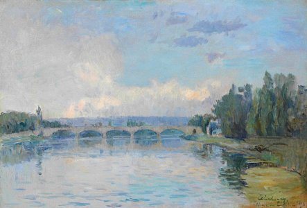 Albert Lebourg - Le Pont de Maisons-Laffittes (1898)