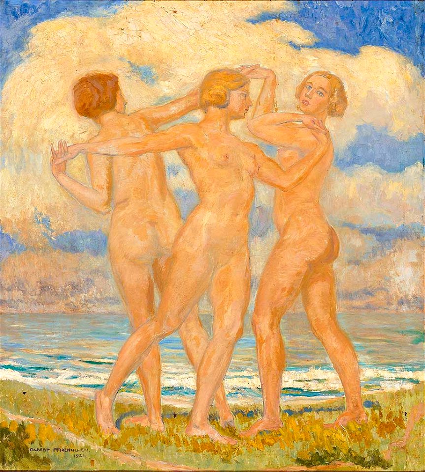 Albert Maennchen Drei Grazien 1920