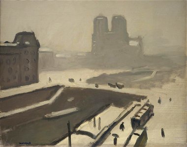 Albert Marquet - Notre-Dame sous la neige - Pouchkine