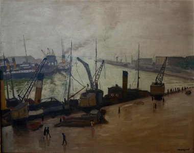 Albert Marquet - Le port de Boulogne - Musée Zambaccian