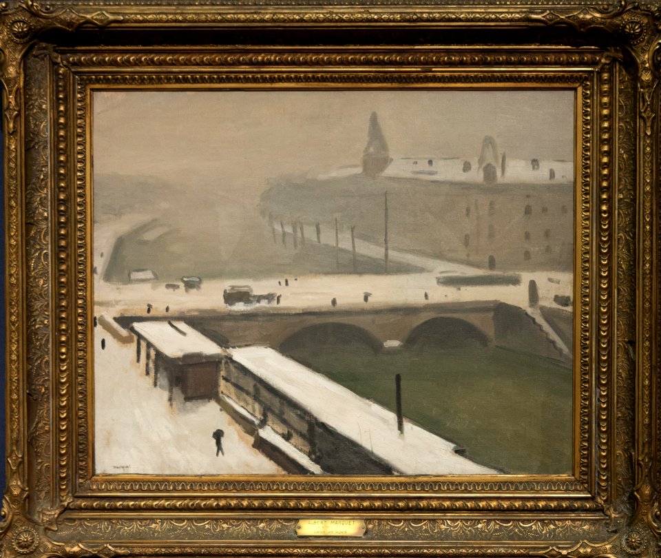 Albert Marquet - Winter by the Seine - Vinter ved Seinen - IMG 9675ngo (cropped)