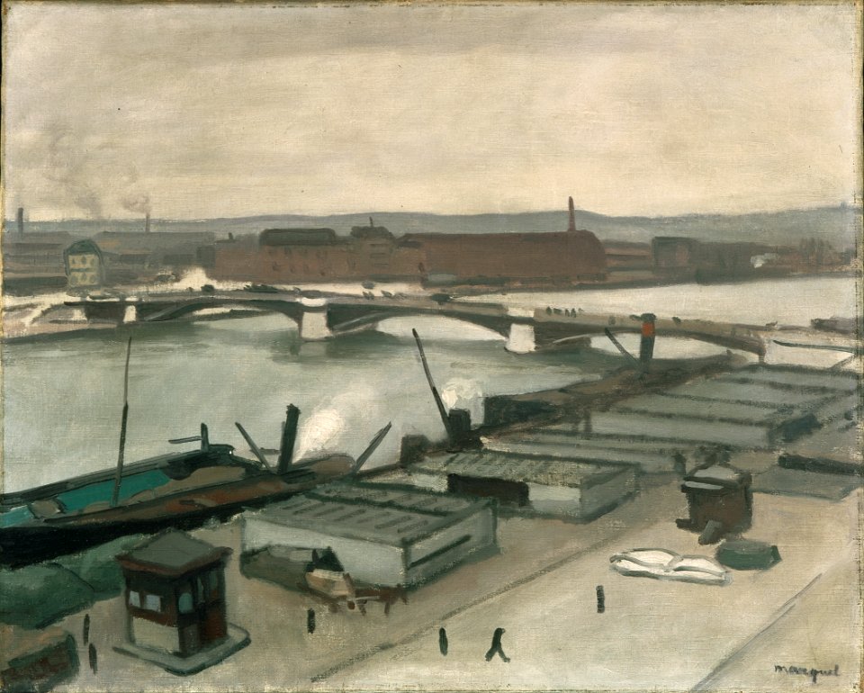 Albert Marquet - The Quays at Rouen - 127-1998 - Saint Louis Art Museum