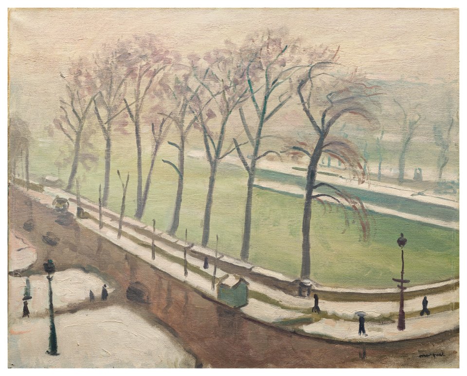 Albert marquet pont-neuf sous la neige122850)
