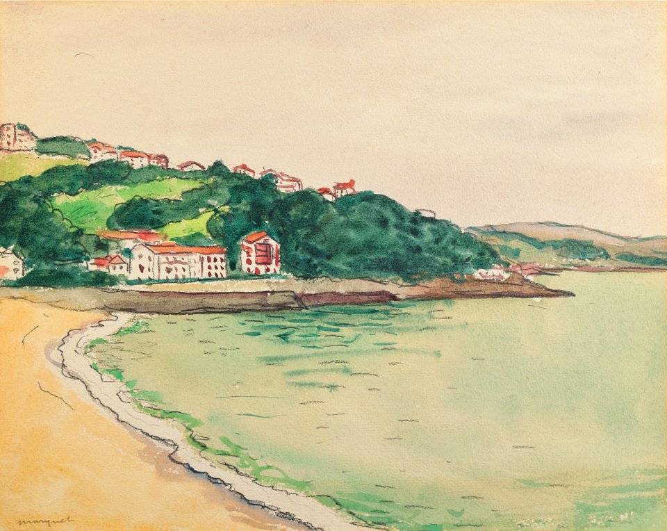 Albert marquet paysage de la cote basque120135