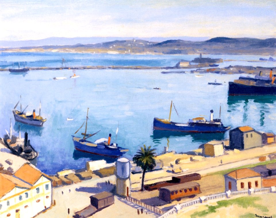 Albert Marquet, 1924c - The Docks, Beautiful Weather