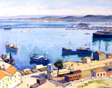 Albert Marquet, 1924c - The Docks, Beautiful Weather