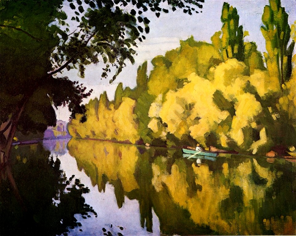 Albert Marquet, 1913 - La Varenne Saint-Hilaire, la barque