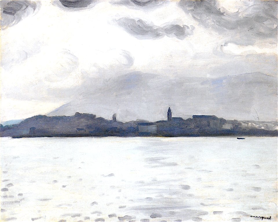 Albert Marquet, 1926 - Fontarrabie par temps gris