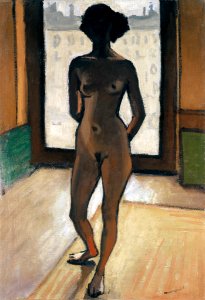 Albert Marquet, 1909 - Nu en contre-jour. Free illustration for personal and commercial use.