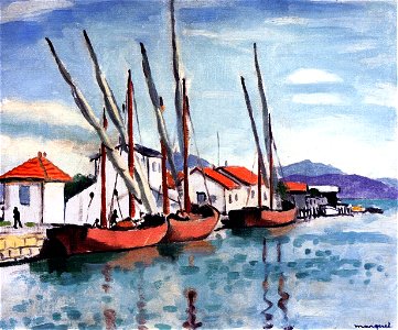 Albert Marquet, 1926 - Bateaux de Pêche