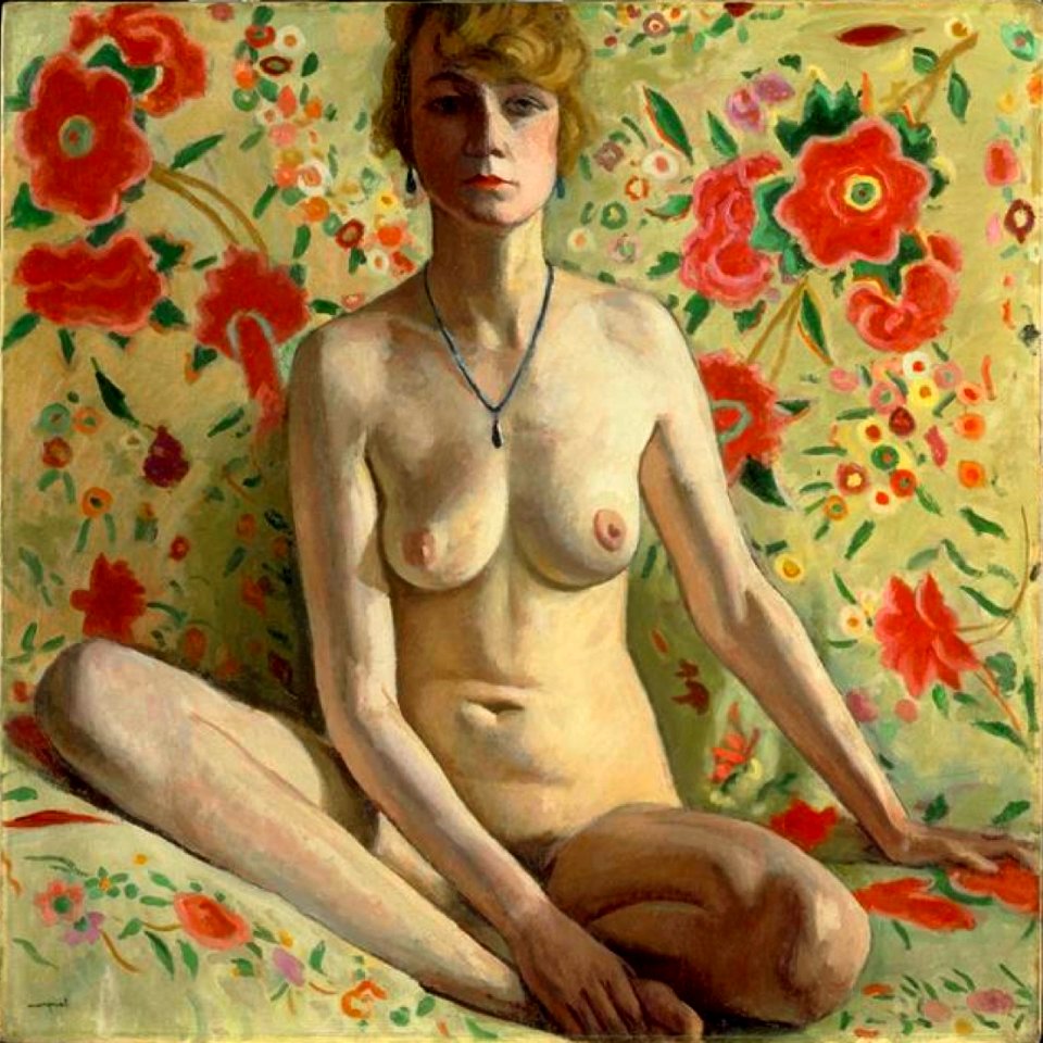 Albert Marquet, 1919, La femme blonde, oil on canvas, 98.5 x 98.5 cm, Musée national d'Art moderne, Centre Georges Pompidou