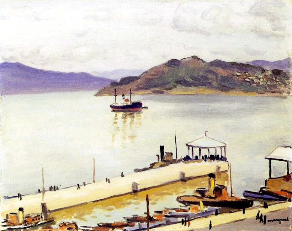 Albert Marquet, 1932 - Vigo, l'entrée du port