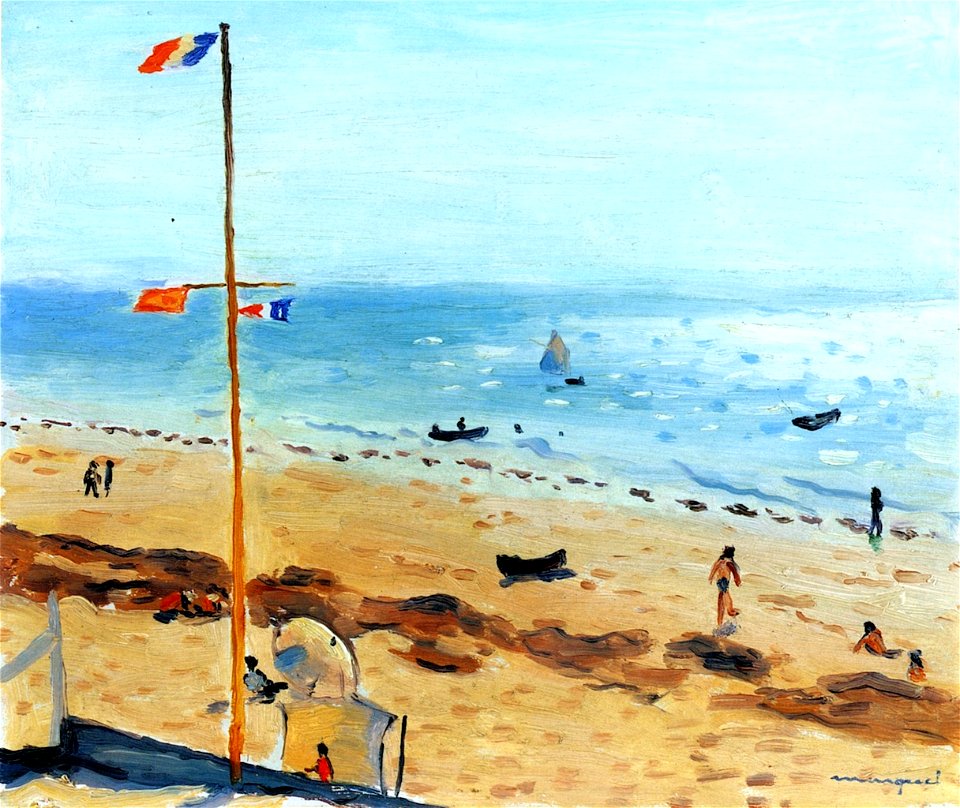 Albert Marquet, 1935 - Le Pilat, la plage en été