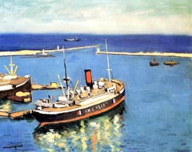 Albert Marquet, 1942 - Eaux bleues, Alger