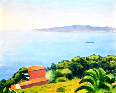 Albert Marquet, 1938 - Toulon, Cap Brun