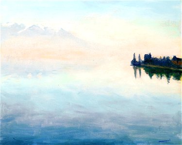 Albert Marquet, 1937 - Le lac Léman vu de Montreux