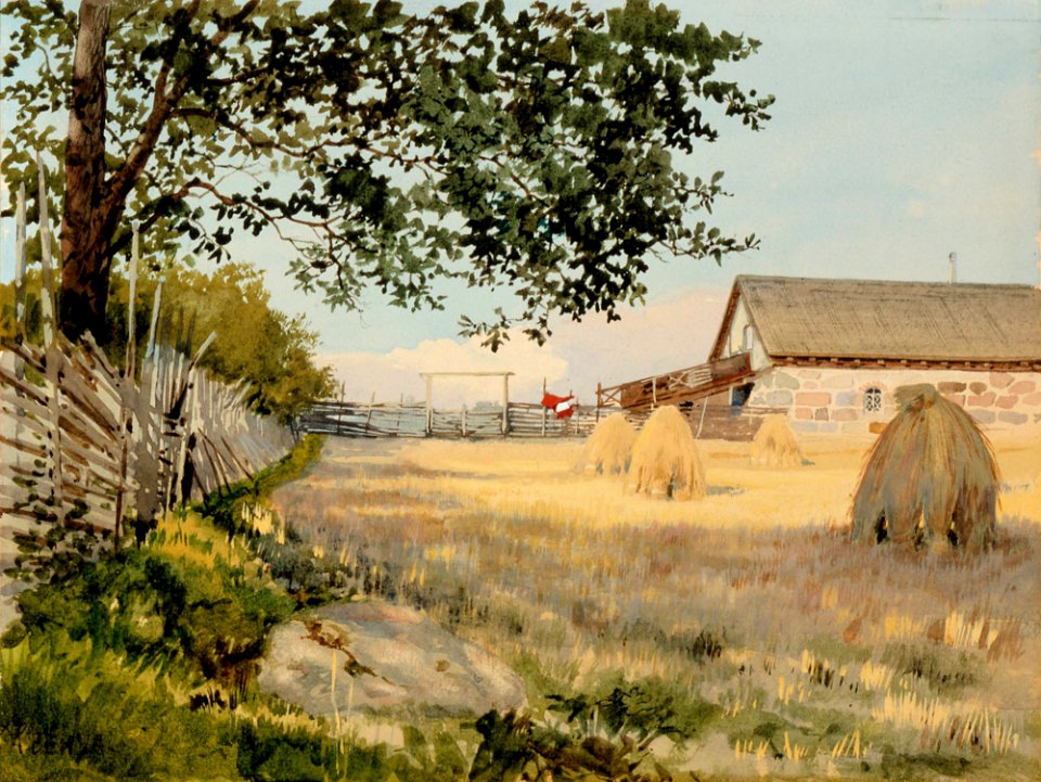 Albert Nikolajevitsch Benois - The Finnish Landscape - A II 788 - Finnish National Gallery