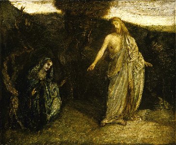 Albert Pinkham Ryder - Christ Appearing to Mary - 1929.6.92 - Smithsonian American Art Museum