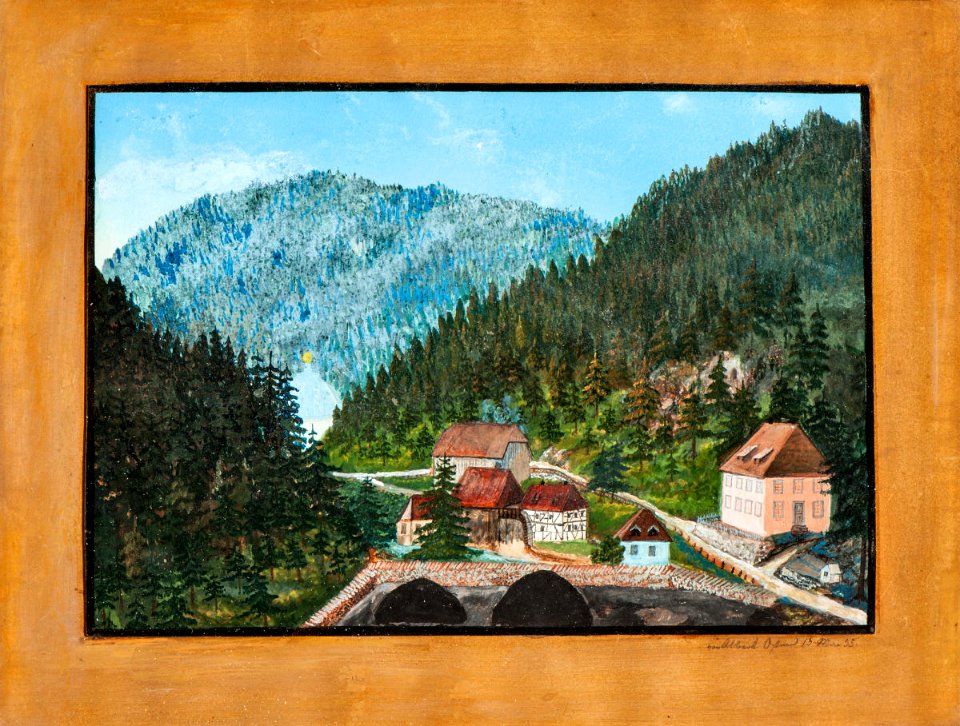 Albert Oswald St Blasien im Schwarzwald 1855