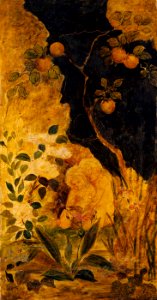 Albert Pinkham Ryder - Panel for a Screen, Children Playing with a Rabbit - 1929.6.106C - Smithsonian American Art Museum