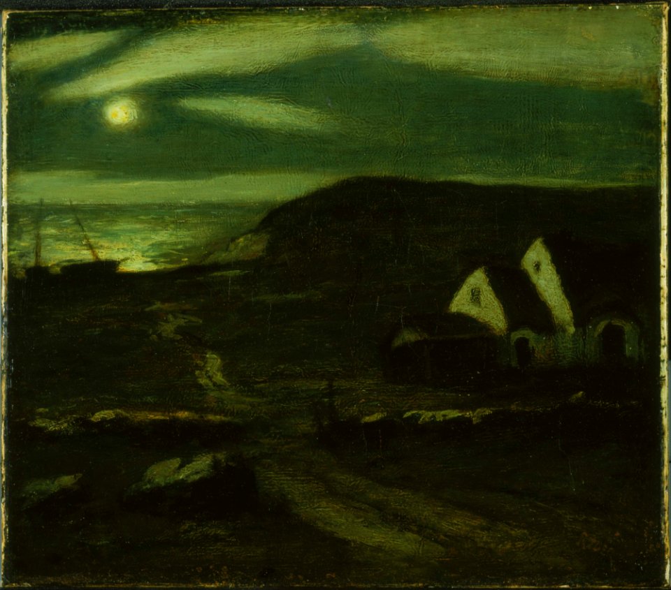 Albert Pinkham Ryder - Fisherman's Hut - Google Art Project