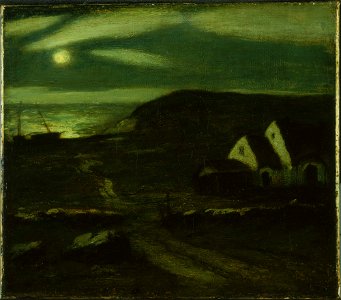 Albert Pinkham Ryder - Fisherman's Hut - Google Art Project
