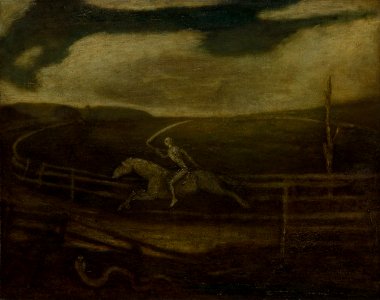 Albert Pinkham Ryder - The Race Track (Death on a Pale Horse) - 1928.8 - Cleveland Museum of Art