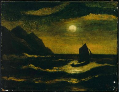 Albert Pinkham Ryder - Silver Moon - 33.365 - Museum of Fine Arts
