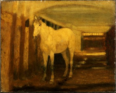 Albert Pinkham Ryder - The White Horse - y1957-9 - Princeton University Art Museum