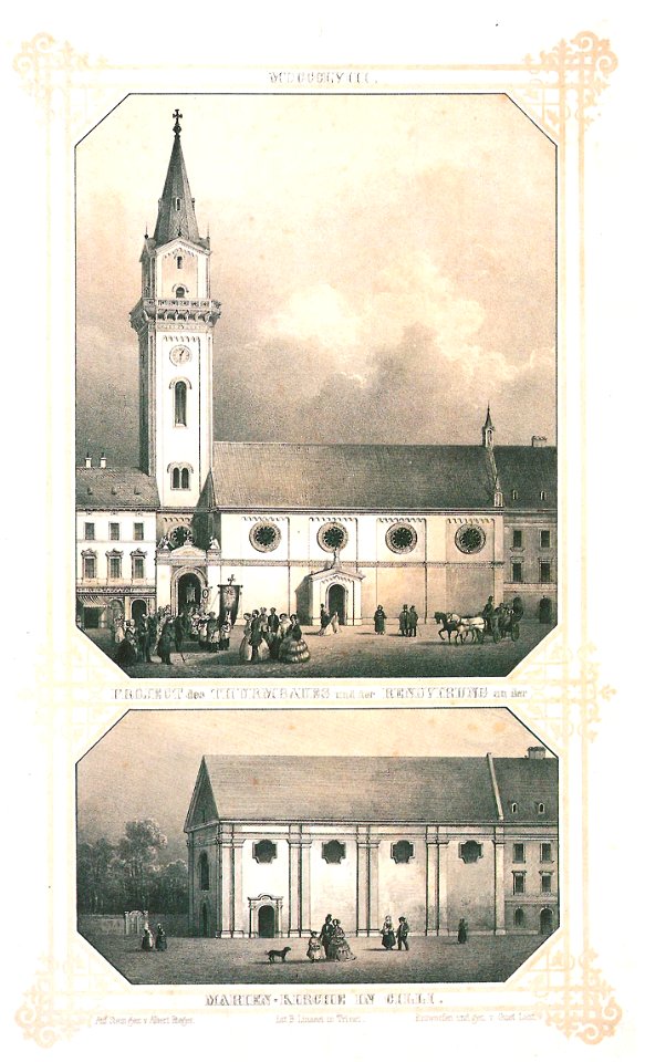 Albert Rieger - Marijina cerkev, Celje