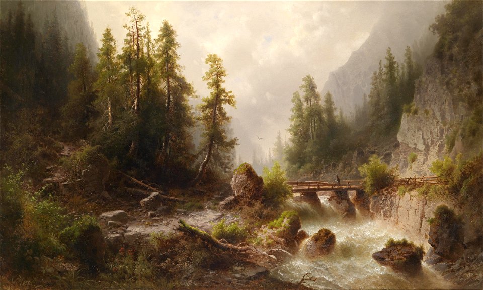 Albert Rieger Gebirgsbach