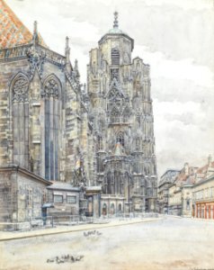 Albert Schreyer Nordturm von St Stephan