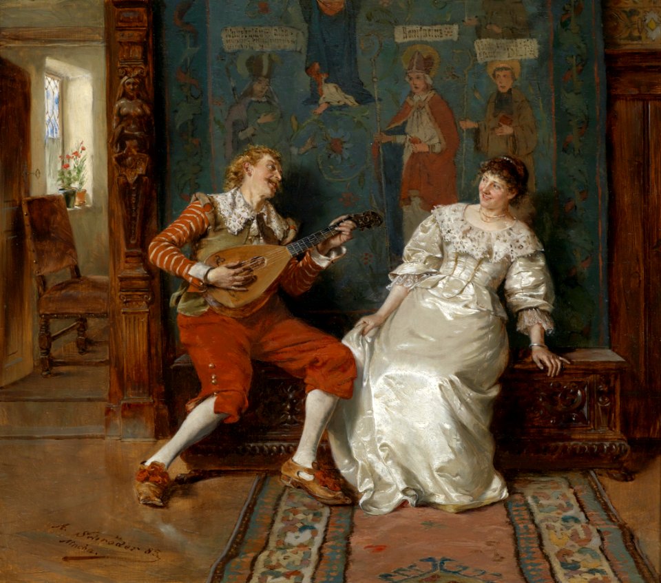 Albert Schröder Musikalische Unterhaltung 1885