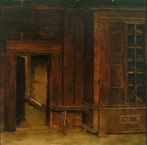 Albert Schröder Raum mit Aktenschrank