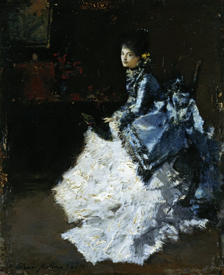 Albert von Keller - Die Schauspielerin Mimi Cramer - G 668 - Lenbachhaus