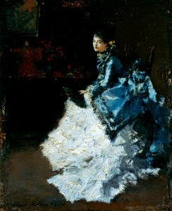 Albert von Keller - Die Schauspielerin Mimi Cramer - G 668 - Lenbachhaus