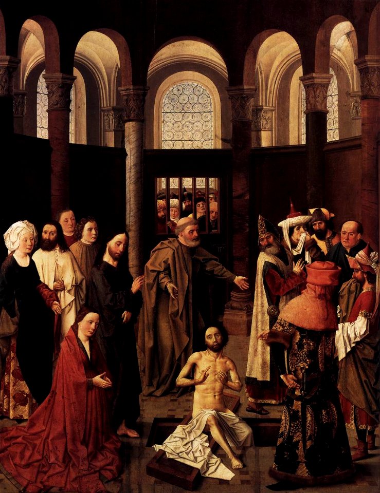 Albert van Ouwater - The Raising of Lazarus - WGA16785