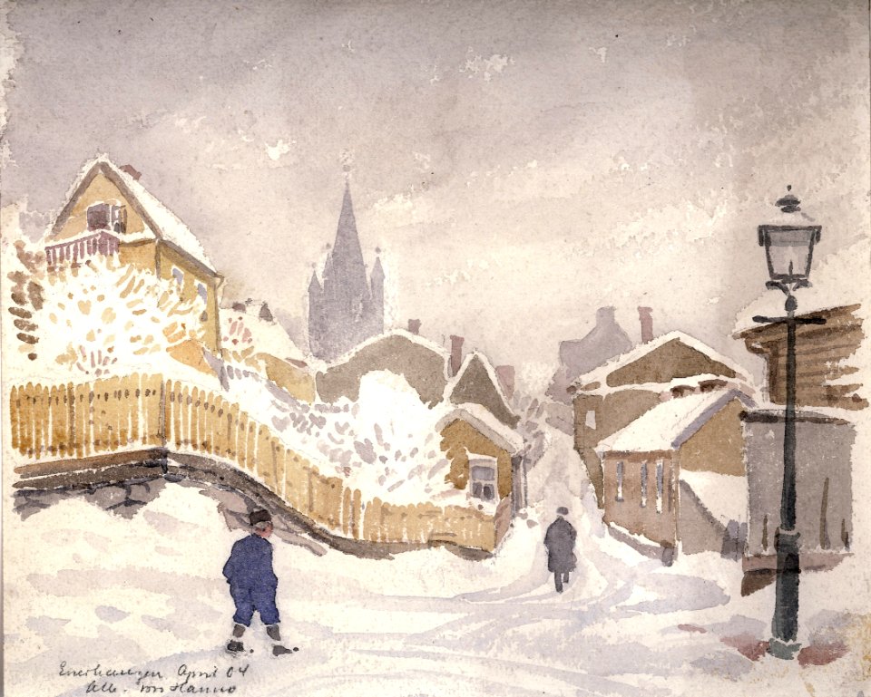 Albert von Hanno - Enerhaugen April 04 - Oslo Museum - OB.01514