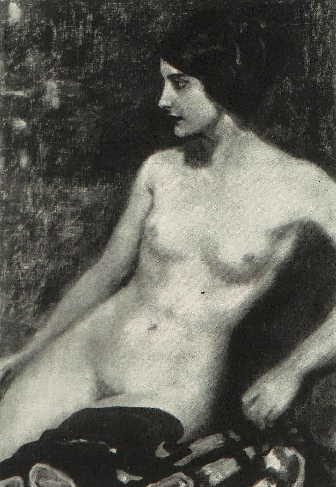 Albert von Keller - Weiblicher Akt, c. 1913
