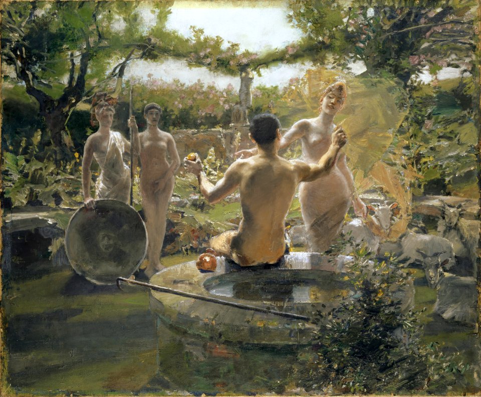 Albert von Keller - The Judgement of Paris, 1891