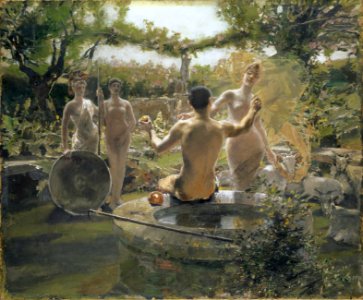 Albert von Keller - The Judgement of Paris, 1891