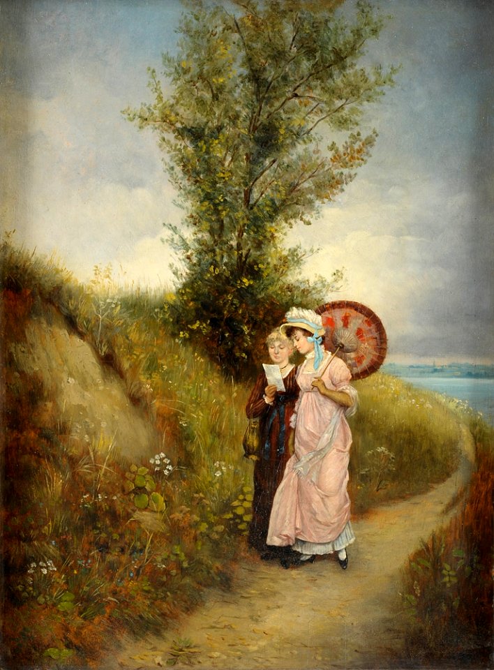 Albert von Keller Der Sonntagsspaziergang 1886