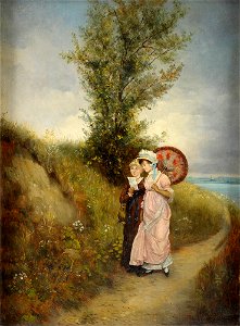 Albert von Keller Der Sonntagsspaziergang 1886