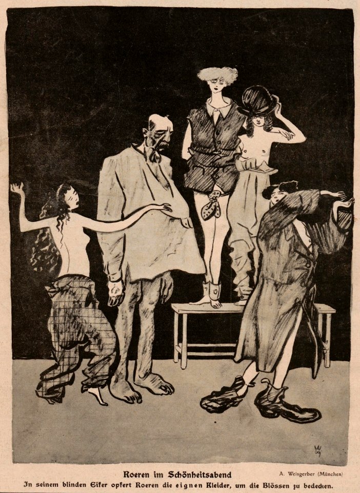 Albert Weisgerber - Roeren im Schönheitsabend, 1909