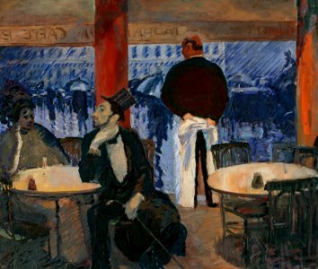 Albert Weisgerber - Pariser Restaurant - G 1101 - Lenbachhaus