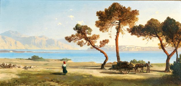 Albert Zimmermann - Ansicht aus Italien