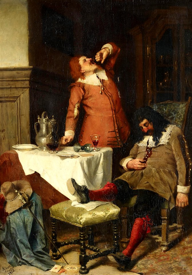Albert Zu später Stunde 1875
