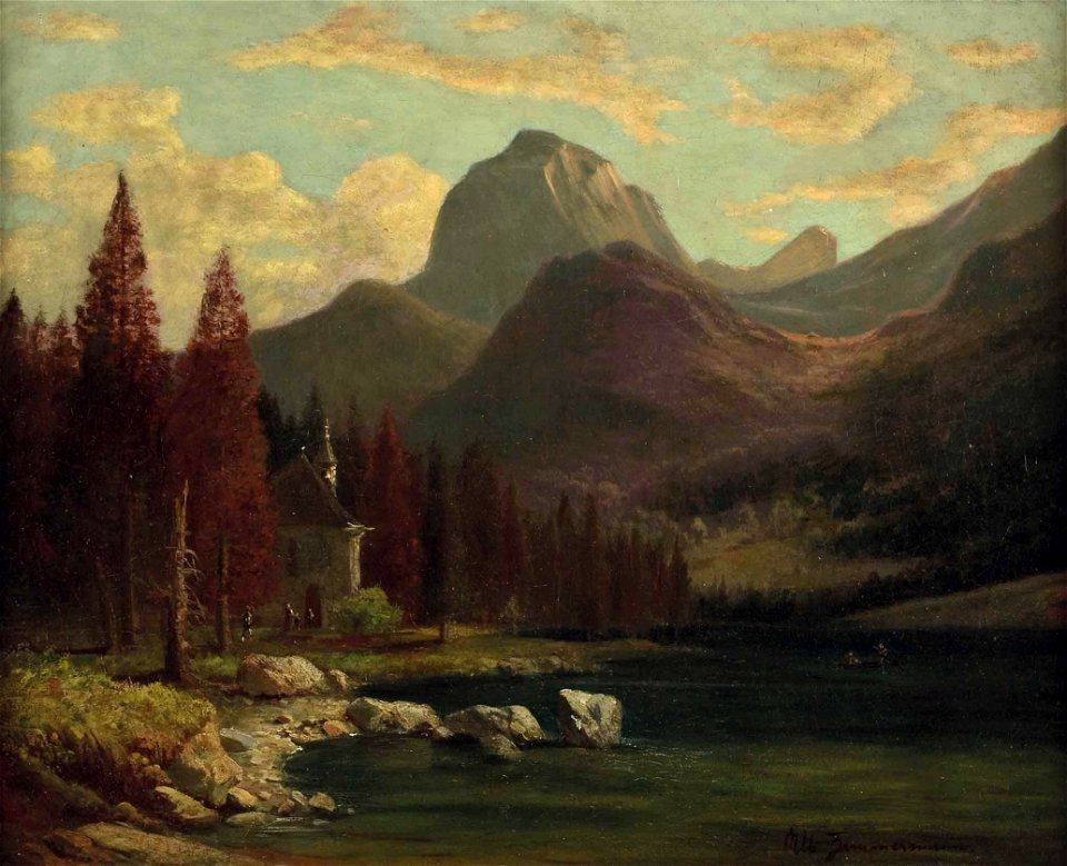 Albert Zimmermann Kapelle am Hintersee bei Berchtesgaden